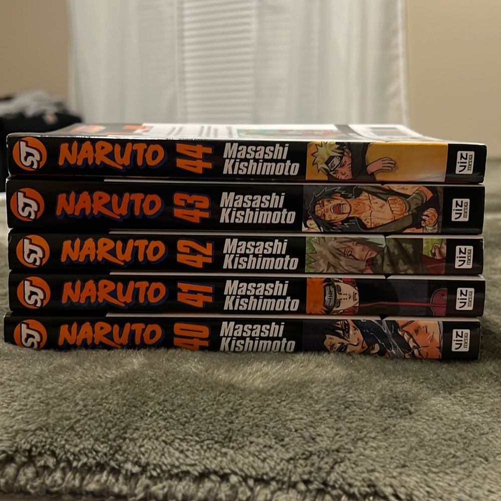 Naruto Manga Vol 40-44